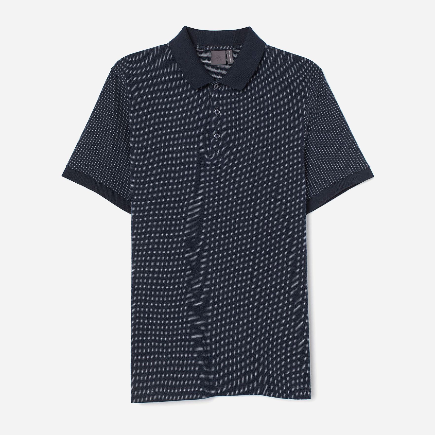 

Поло H&M 1512-850643 L Темно-синее