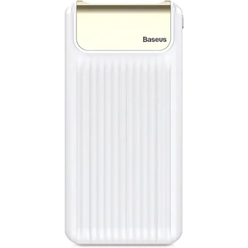 

Зовнішній акумулятор Baseus Thin Digital Bank 10000 mAh White (PPYZ-C02)