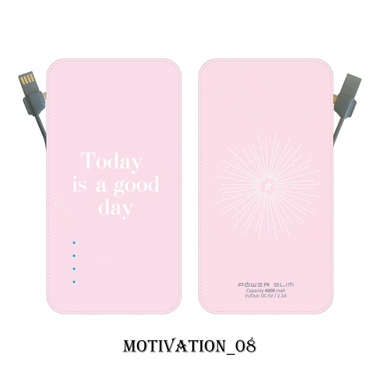 

УМБ Power Slim 4000 mAh Motivation 08 2110056