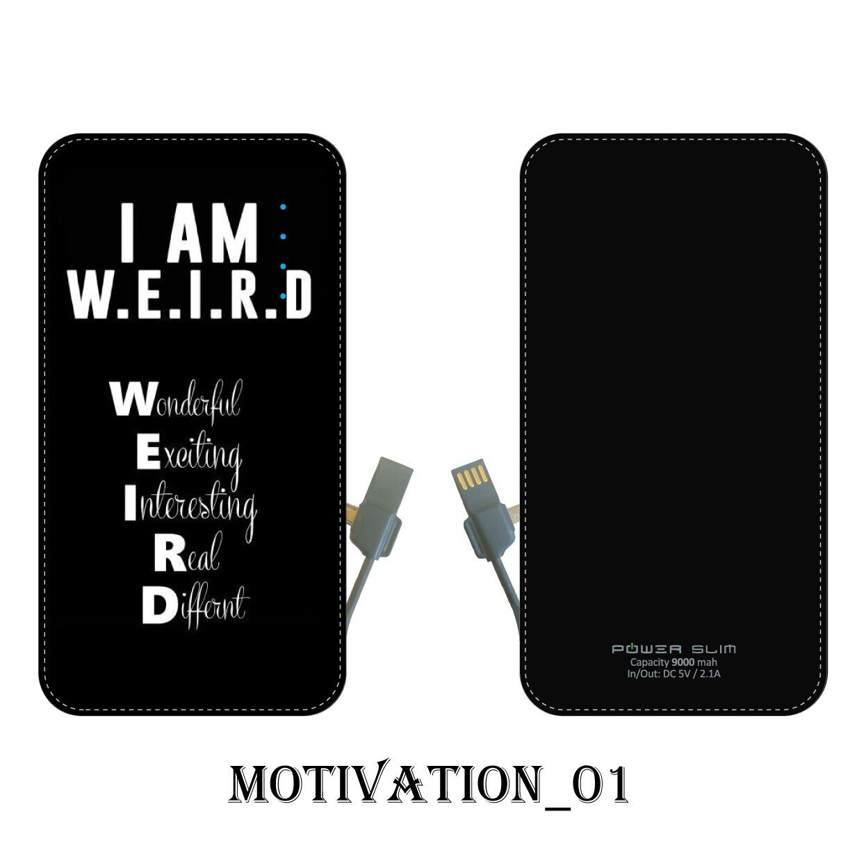 

УМБ Power Slim 9000 mAh Motivation 01 2110036