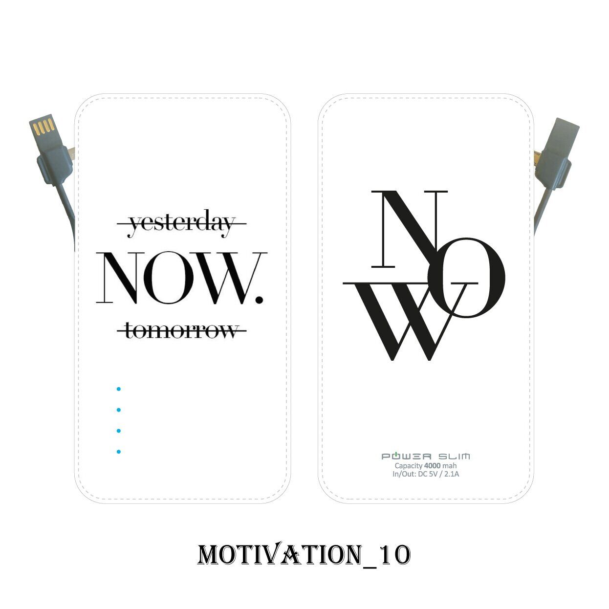 

УМБ Power Slim 4000 mAh Motivation 10 2110062