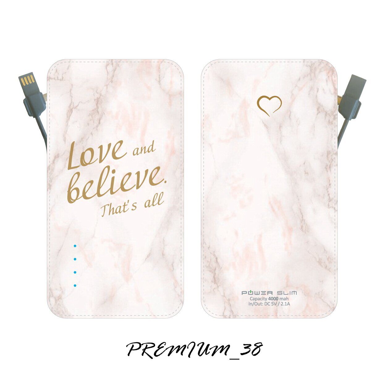 

УМБ Power Slim 4000 mAh Premium 38 2110255