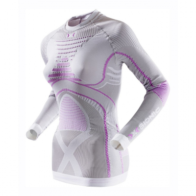 

Женская термофутболка X-Bionic Radiactor Evo Shirt Long Sleeves Round Neck Woman / Silver / Fucsia, Женская термофутболка X-Bionic Radiactor Evo Shirt Long Sleeves Round Neck Woman L/XL Silver / Fucsia