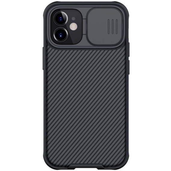 

Карбоновая накладка Nillkin CamShield Pro Magnetic для Apple iPhone 12 mini (5.4") (Черный)