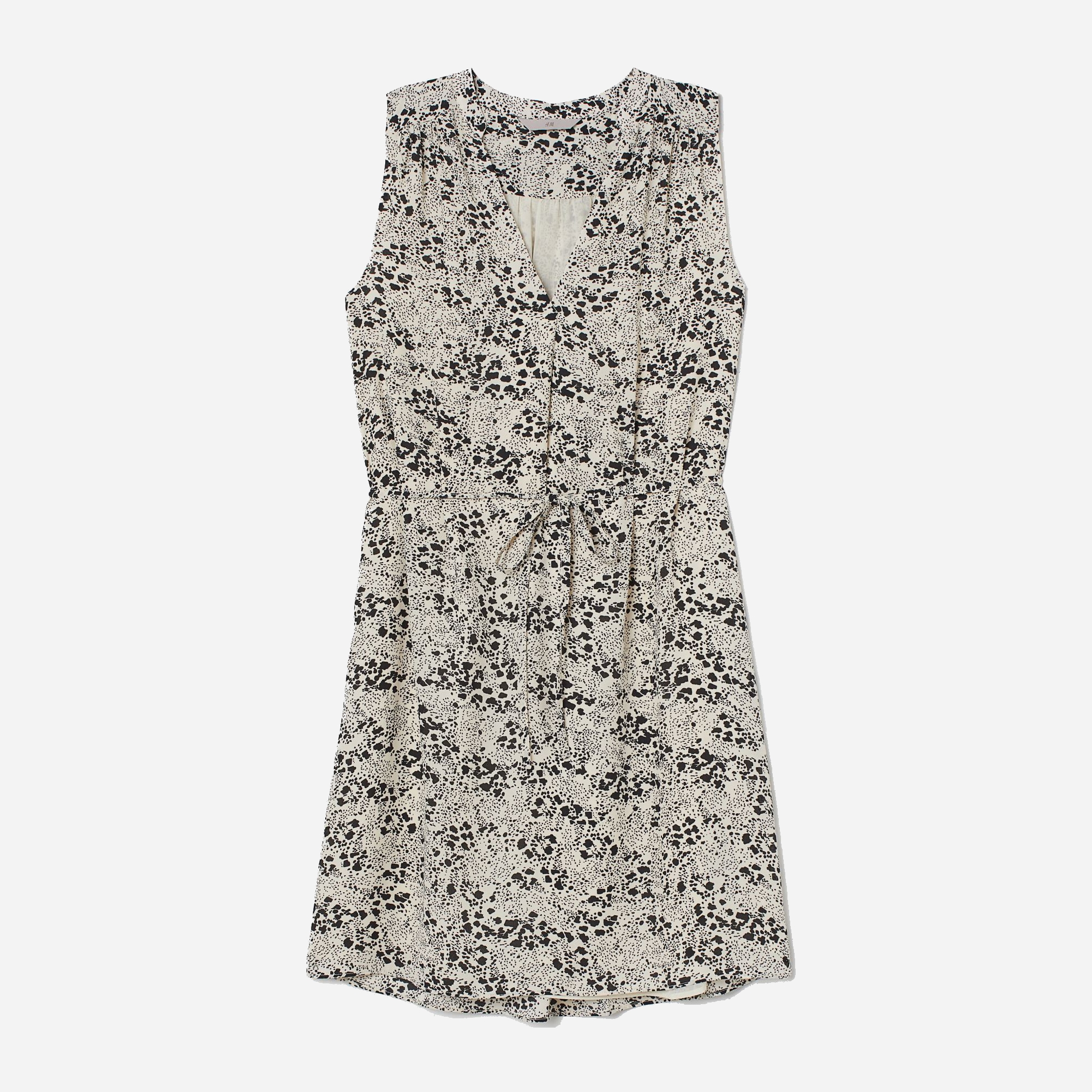 

Платье H&M 1512-872233 XXL Бежевое с черным