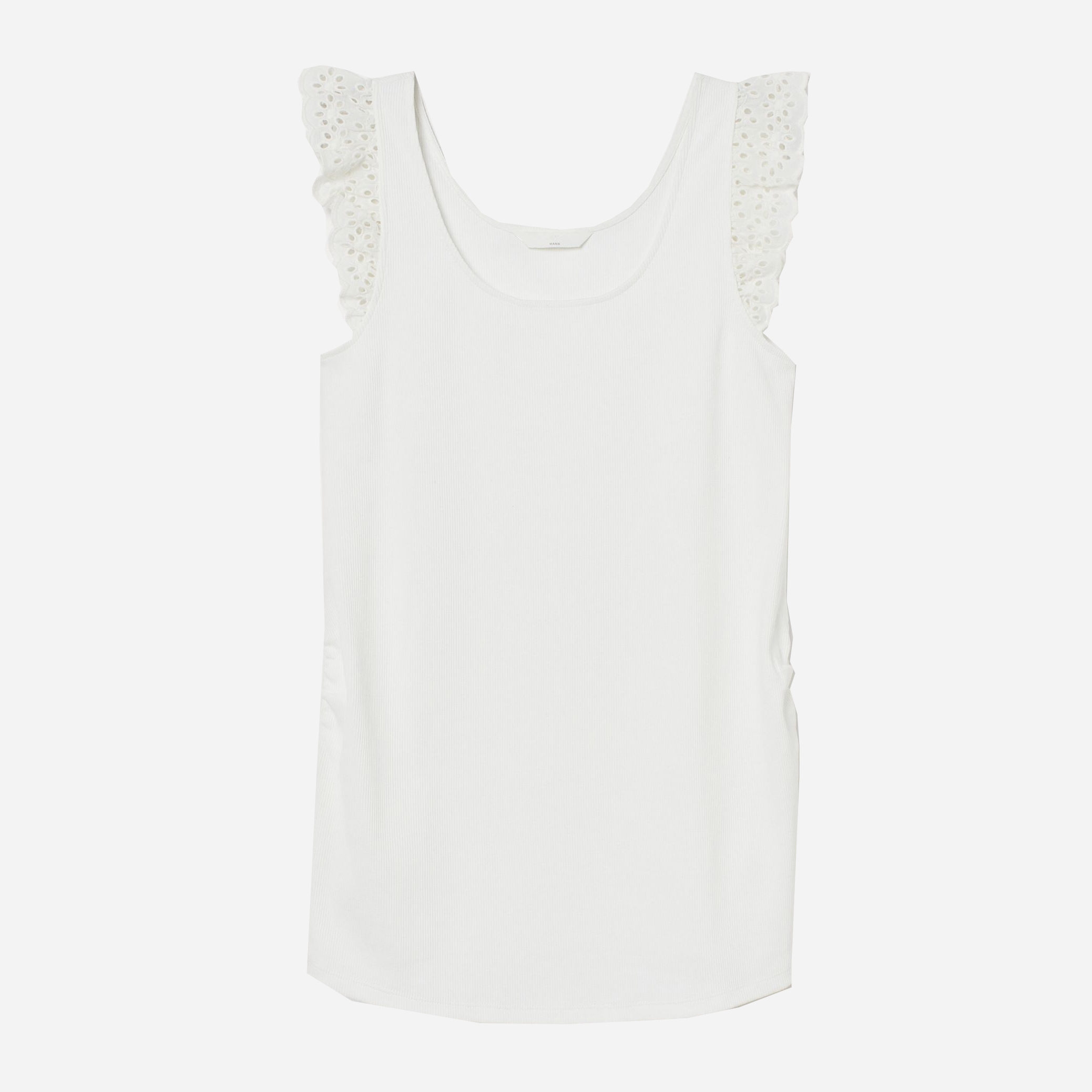 

Майка для беременных H&M 2508-7669170  Белая, Майка для беременных H&M 2508-7669170 L Белая