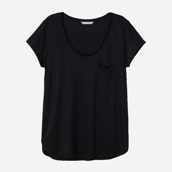 

Футболка H&M 5486138  Черная, Футболка H&M 5486138 XS Черная