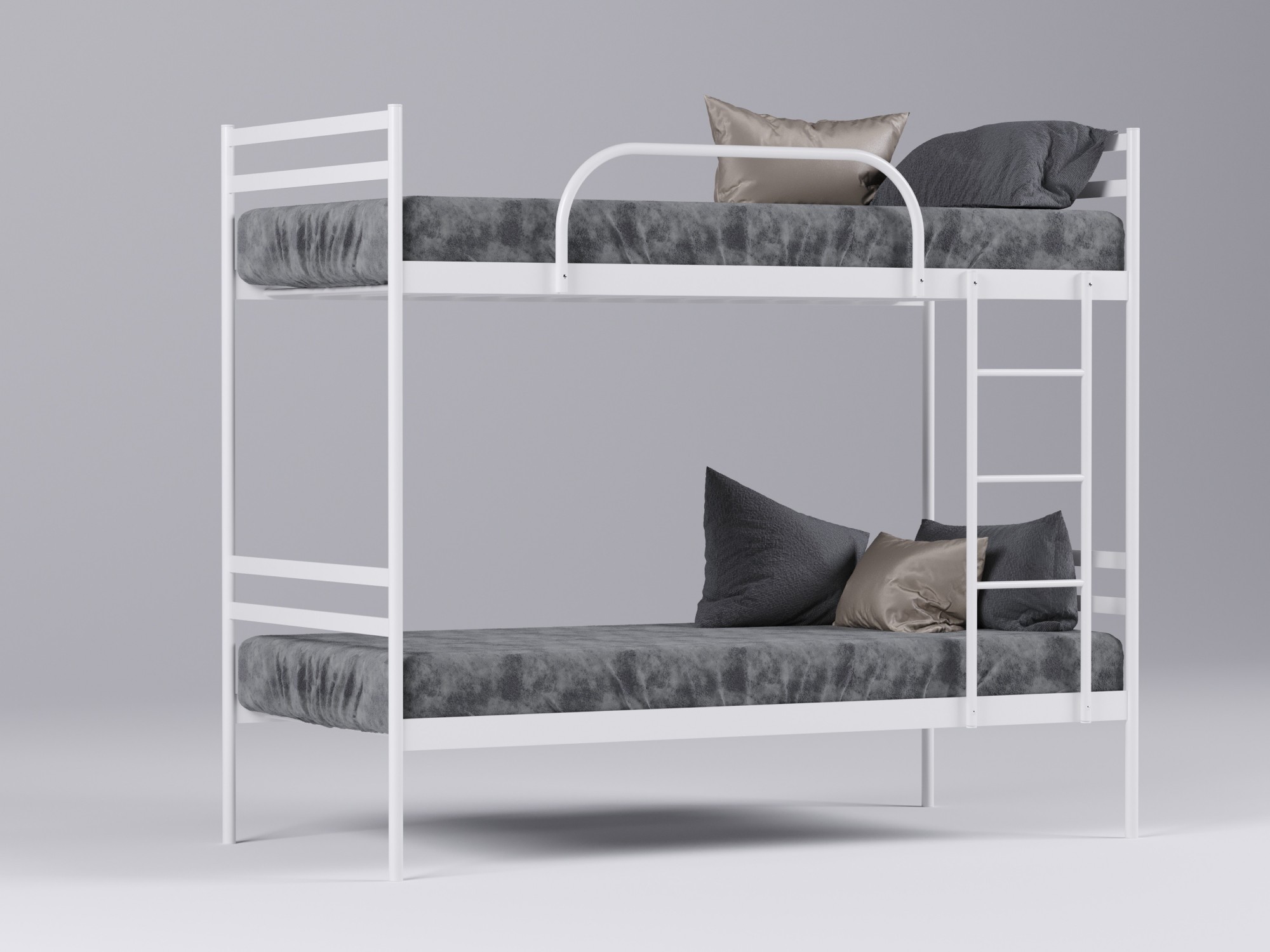 

Двухъярусная кровать Comfort Duo Метакам Белый 80х200