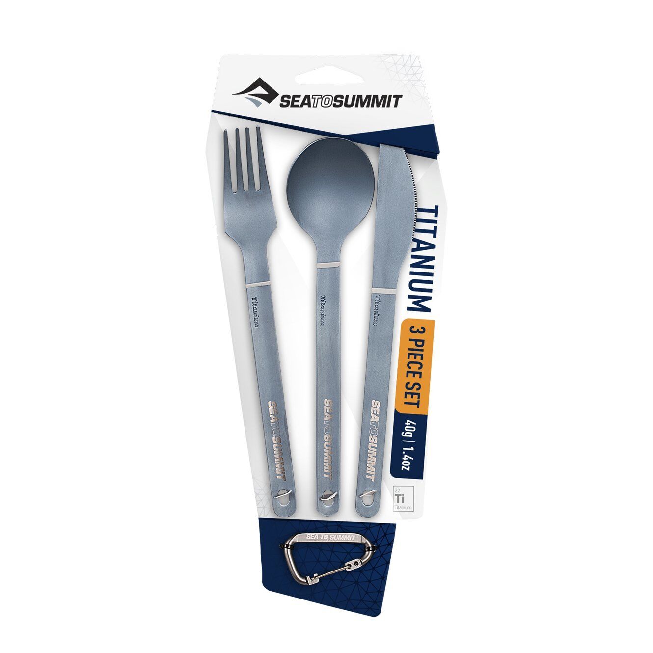 

Набор столовых приборов Sea To Summit Titanium Cutlery Set 3 Grey (STS ACUTTSET3)
