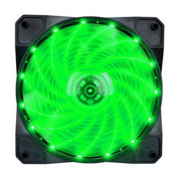 

Вентилятор 1stPlayer A1-15LED Green bulk; 120х120х25мм, 4-pin