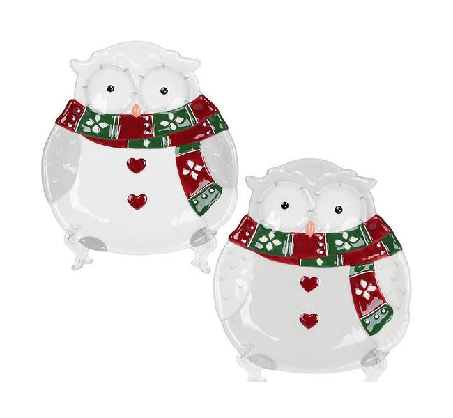 

Набор 4 керамических тарелки Bona Совушкин Уют 17.2х15.8 см яркий шарфик (psg_BD-834-292)