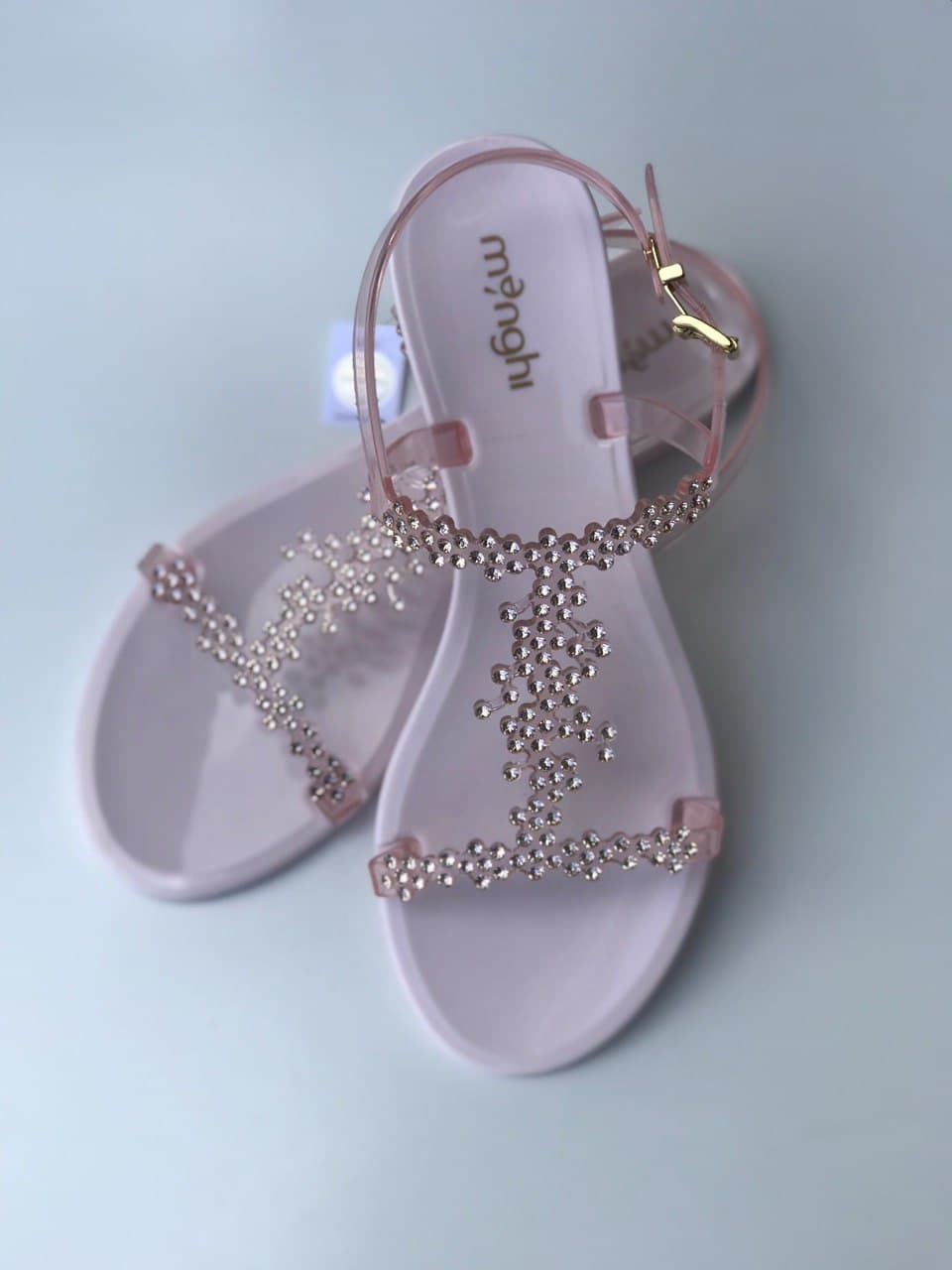 

Босоножки в камушки Swarovski Menghi 36 Розовый 707