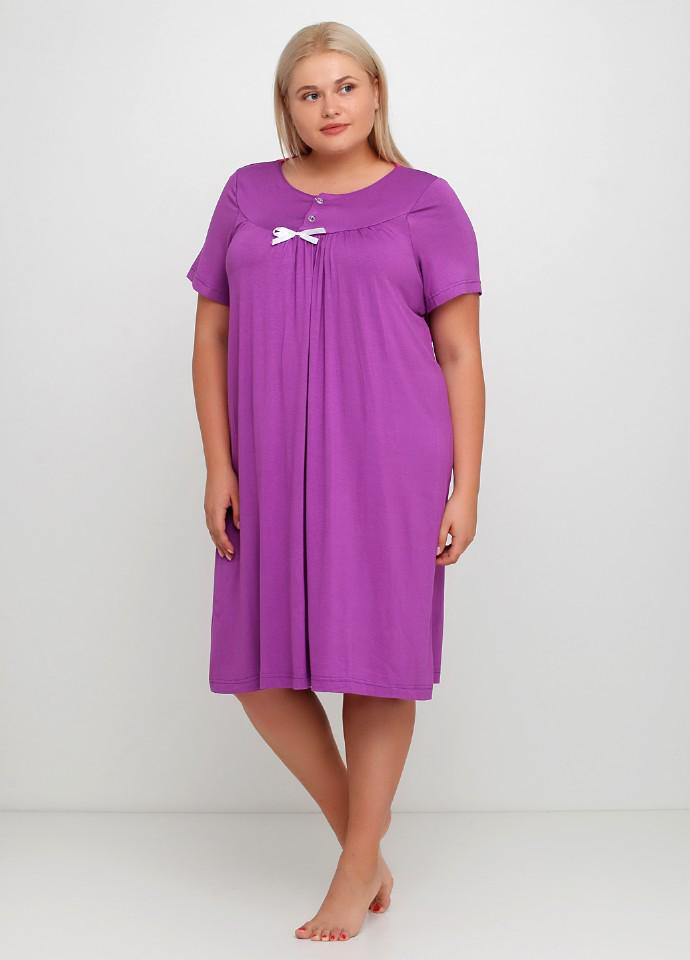 

Ночная рубашка женская Radda RD-7002  фиолетовая (RD-7002-13, Ночная рубашка женская Radda RD-7002 3XL фиолетовая (RD-7002-13)