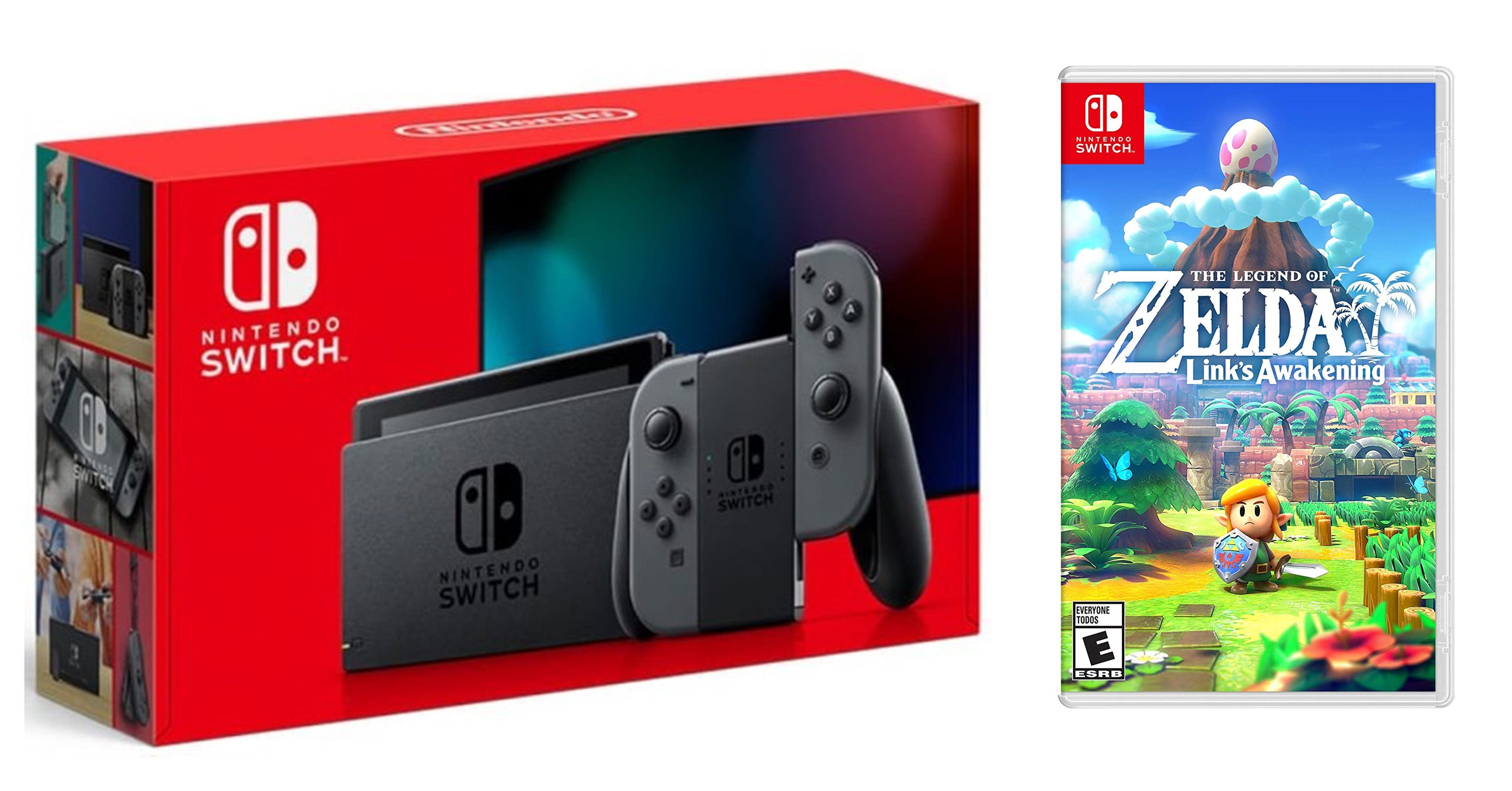 

Nintendo Switch Gray - Обновлённая версия + The Legend of Zelda: Link's Awakening