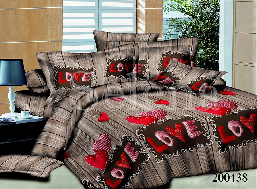 

Постельное белье ранфорс Selena Love 200438 Полуторный