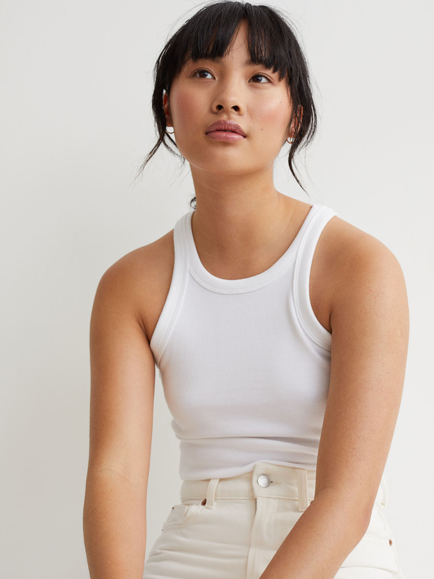 

Майка H& 8829253abr  Белая, Майка H&M 8829253abr M Белая