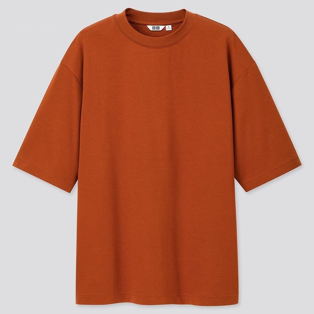 

Футболка Uniqlo  терракот, Футболка Uniqlo L терракот