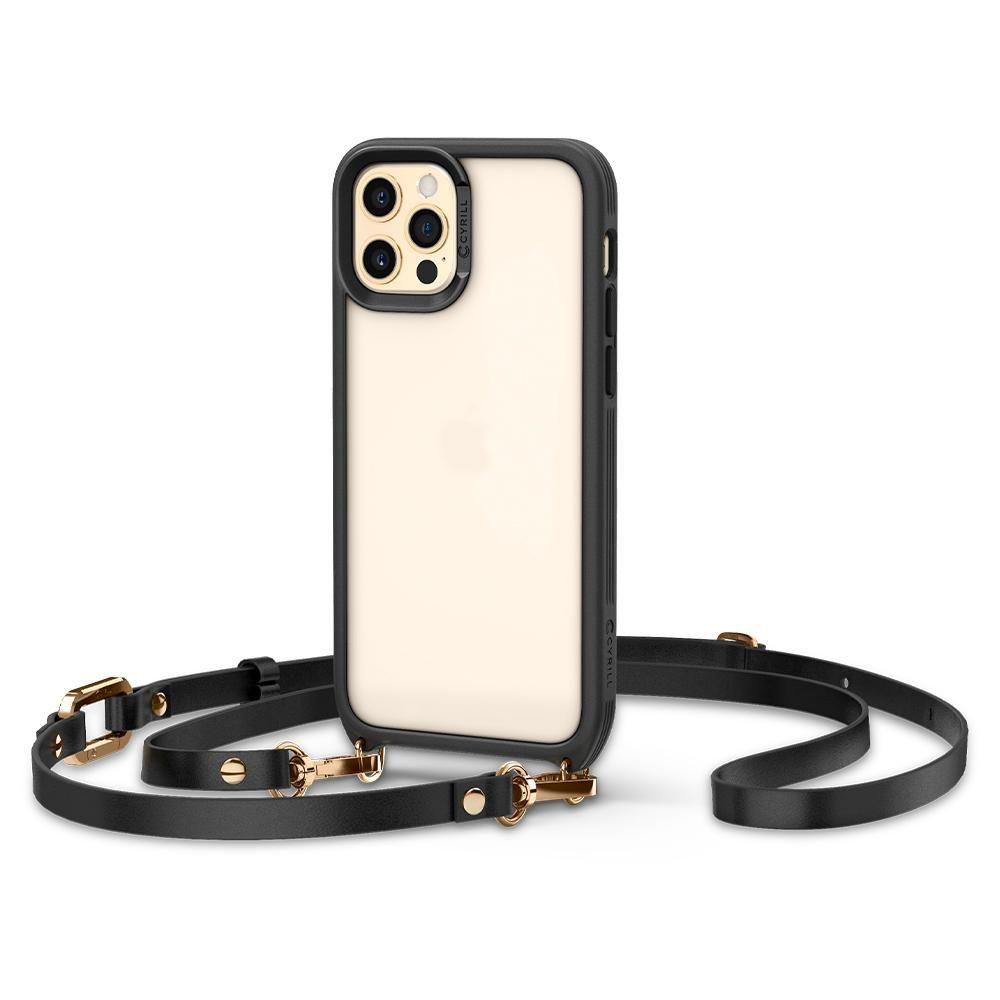 

Чехол с ремешком Spigen для iPhone 12 | 12 Pro Cyrill Classic Charm Black