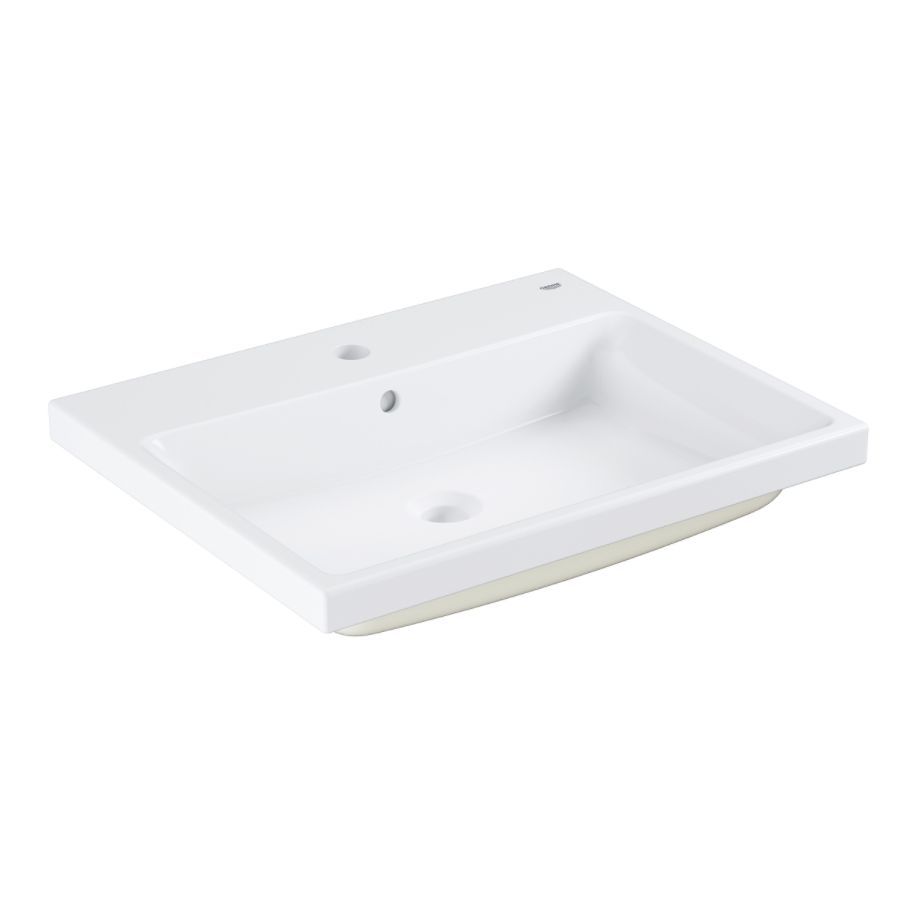 

Умывальник на столешницу Grohe Cube 605х490 мм, белый (3947900H)