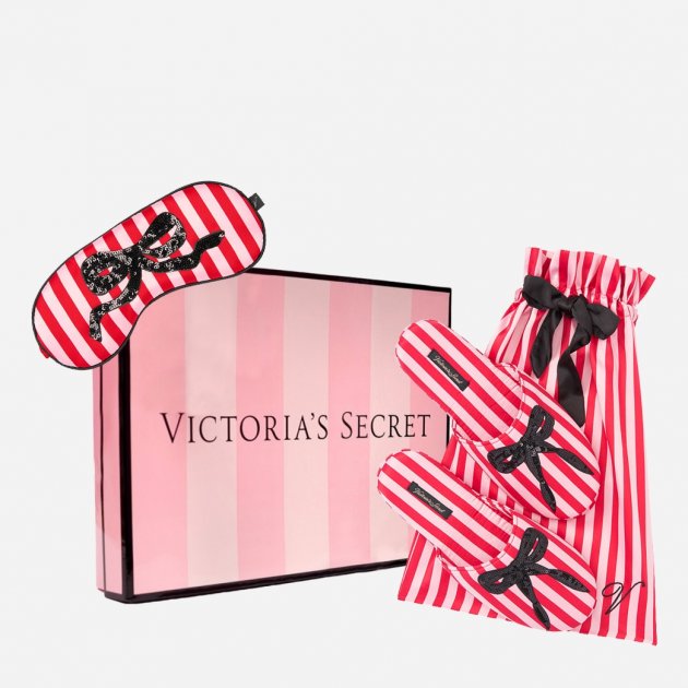 

Домашние тапочки + маска для сна Victoria's Secret 696141559 -/ Красный/Белый, Домашние тапочки + маска для сна Victoria's Secret 696141559 40-41/One size Красный/Белый