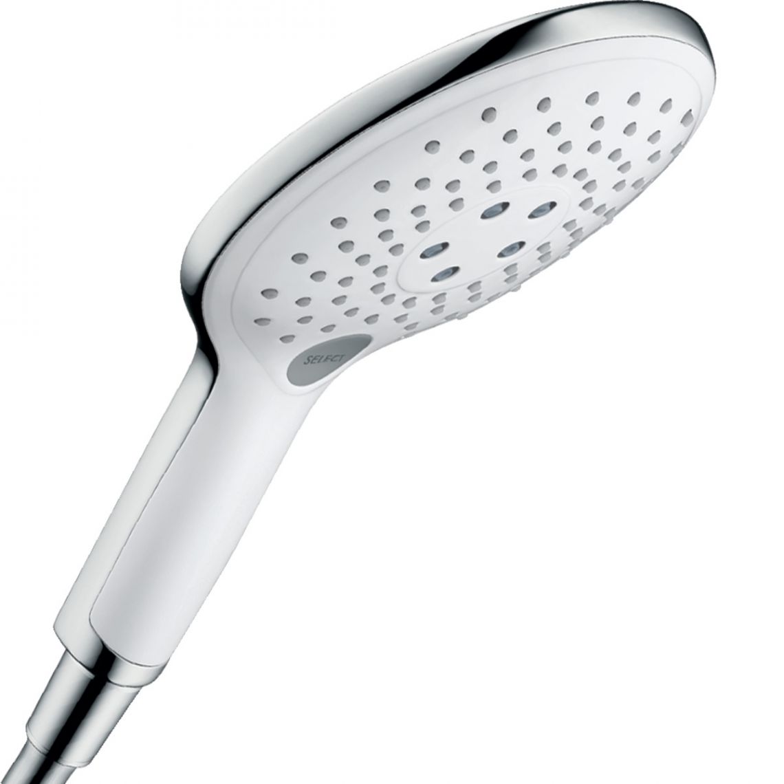 

Ручной душ Hansgrohe Raindance Select S 150 3jet EcoSmart, White/Chrome (28588400)