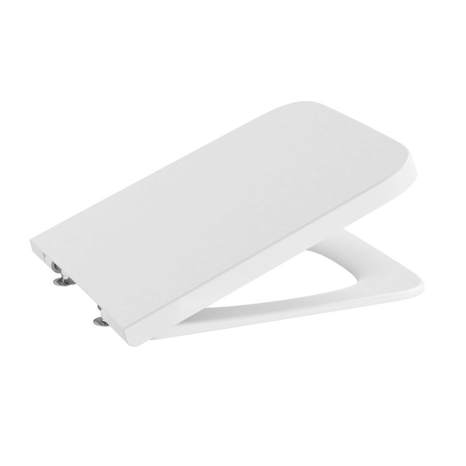 

Крышка к унитазу подвесному Roca Inspira Square 56x37, белая (A80153262B)