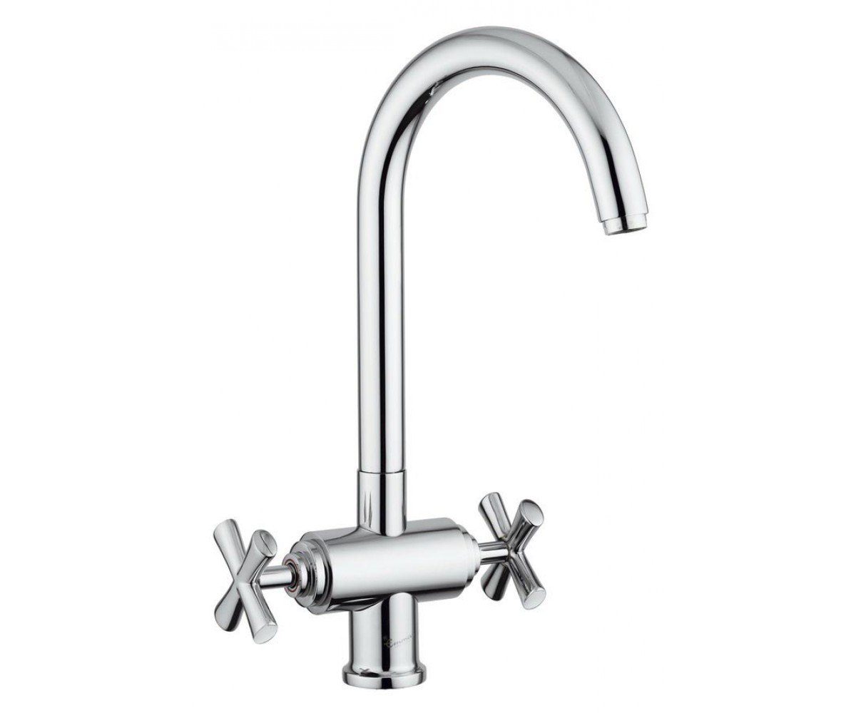 

Смеситель для куxни EMMEVI SPIRIT CR31007 поворотный излив, хром