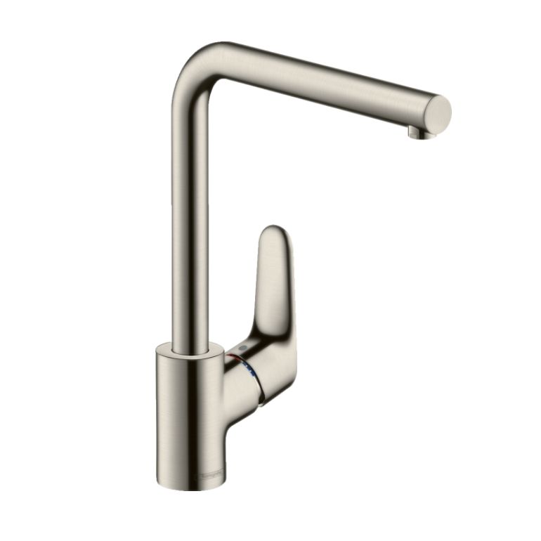 

Смеситель для кухни Hansgrohe Focus 280 с поворотным изливом, нержавеющая сталь (31817800)