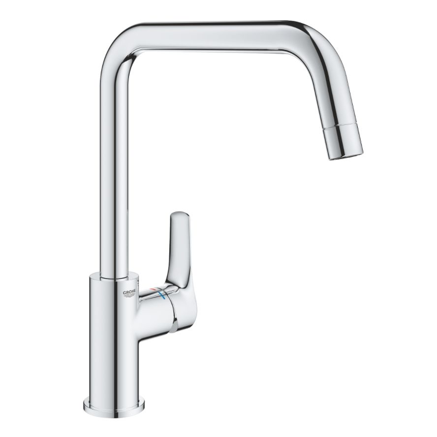 

Смеситель однорычажный для мойки Grohe Eurosmart, хром (30567000)