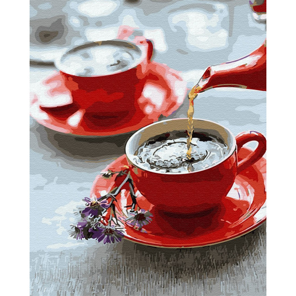 

Картина по номерам BrushMe GX31084 40*50 cм Чаепитие