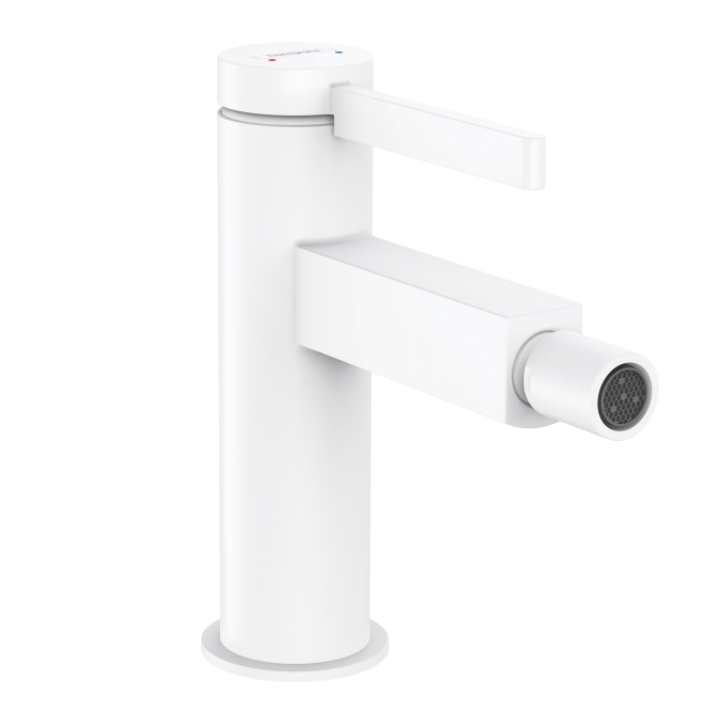 

Смеситель для биде Hansgrohe Finoris с донным клапаном push-open, белый матовый (76200700)