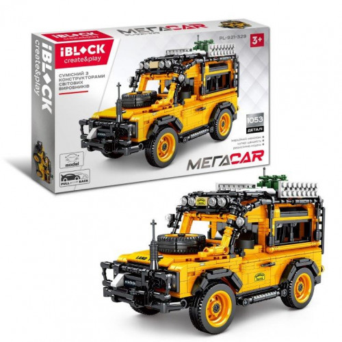 

Конструктор IBLOCK мега CAR 1053 дет. (PL-921-329)