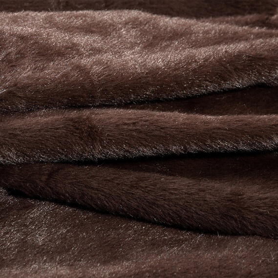 

Ткань Мех искусственный Норка Stoffelly шоколад пог.м.