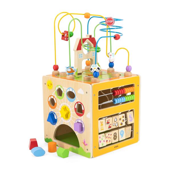 

Дерев'яний бізікуб Viga Toys 5 в 1 (44591)