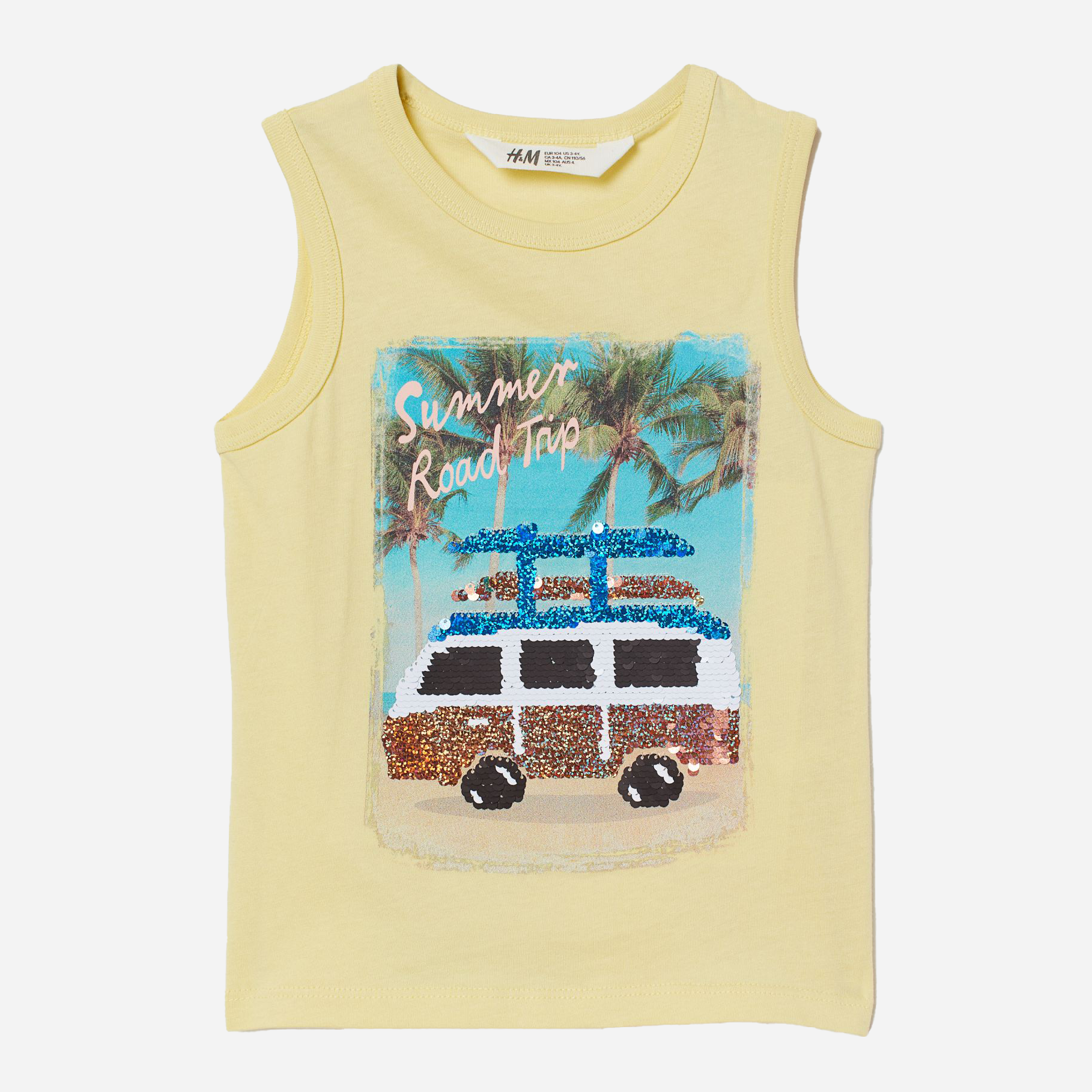 

Майка H&M 1412-874011 134-140 см Желтый принт
