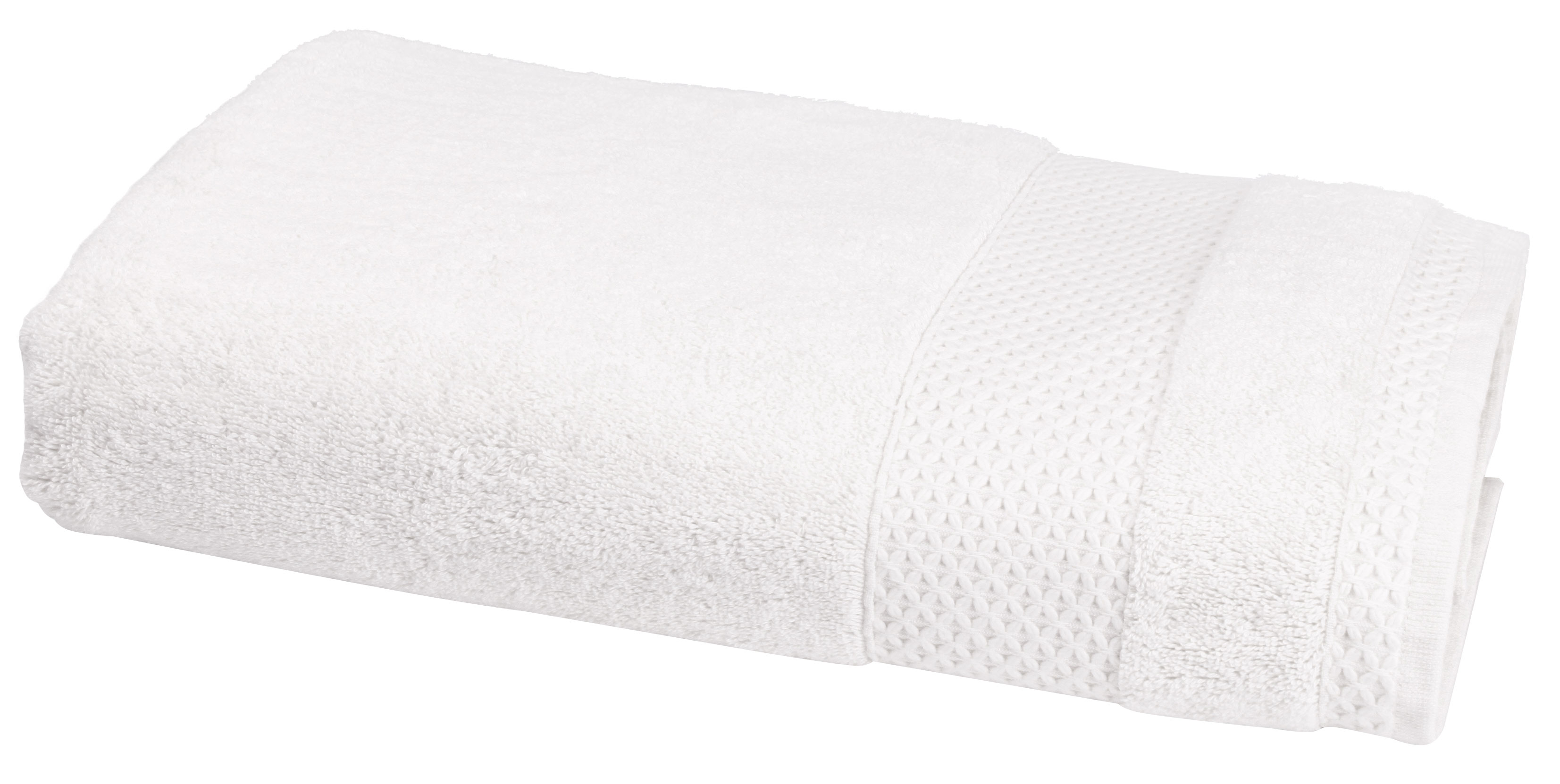 

Махровое полотенце Luxury Linens Alligator 650 GR 70х140 White