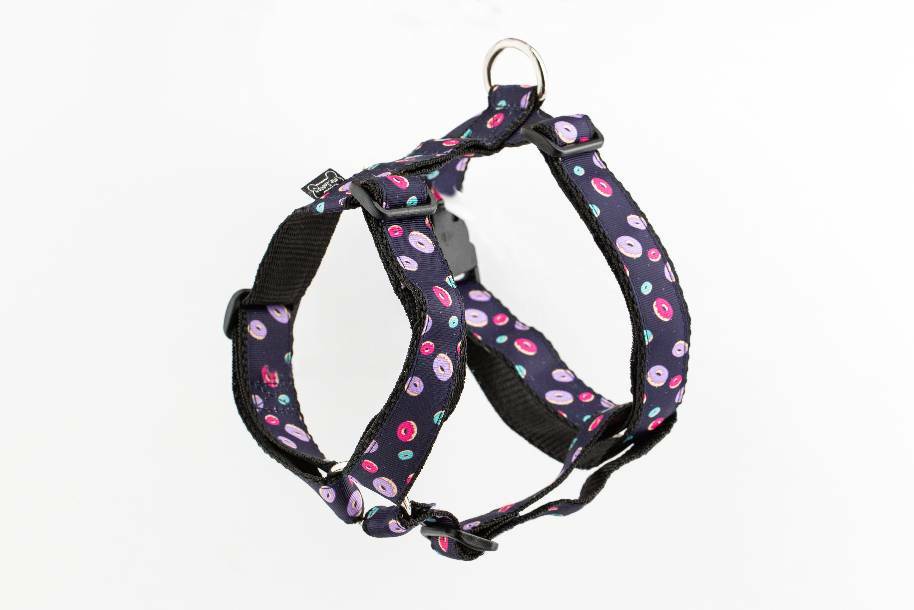 

Шлея для собаки Н-подібна "Пончики" (2 фастекси) Mr.Snoopy 3140 Розмір XL Silver