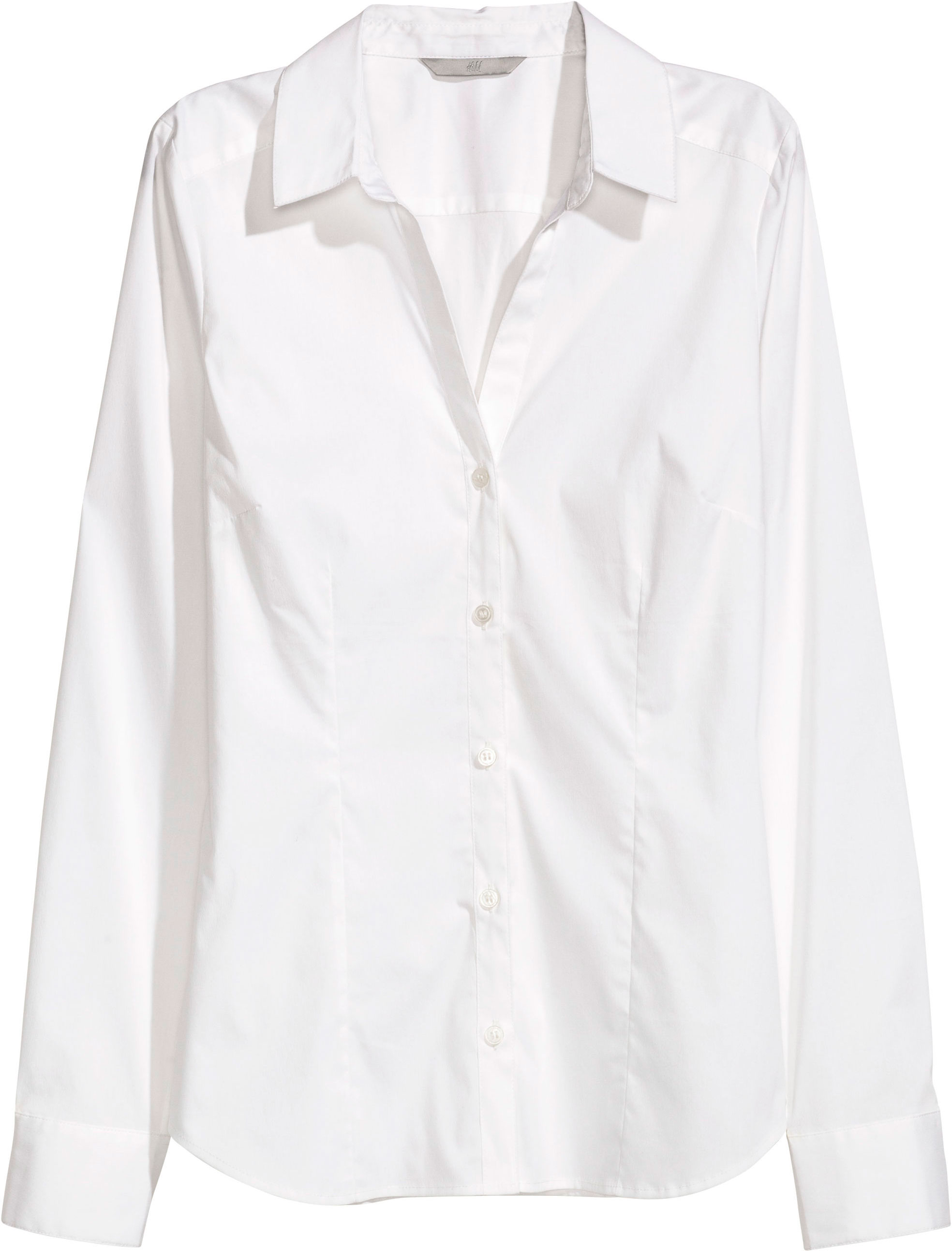 

Рубашка H&M  белый 1612105800, Рубашка H&M 46 белый 1612105800