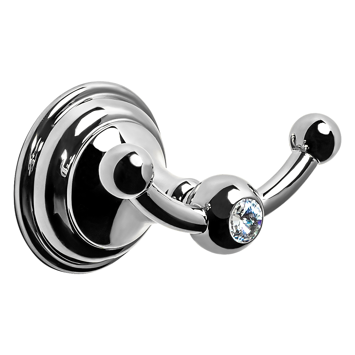 

2122232A CLASSIC Гачок подвійний, хром, Swarovski