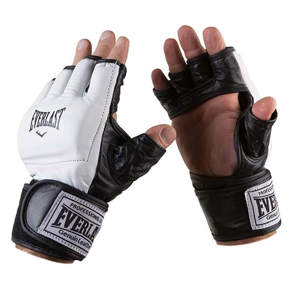 

Перчатки Everlast для единоборств, MMA, кожа, Размер L, XL, mod.4015