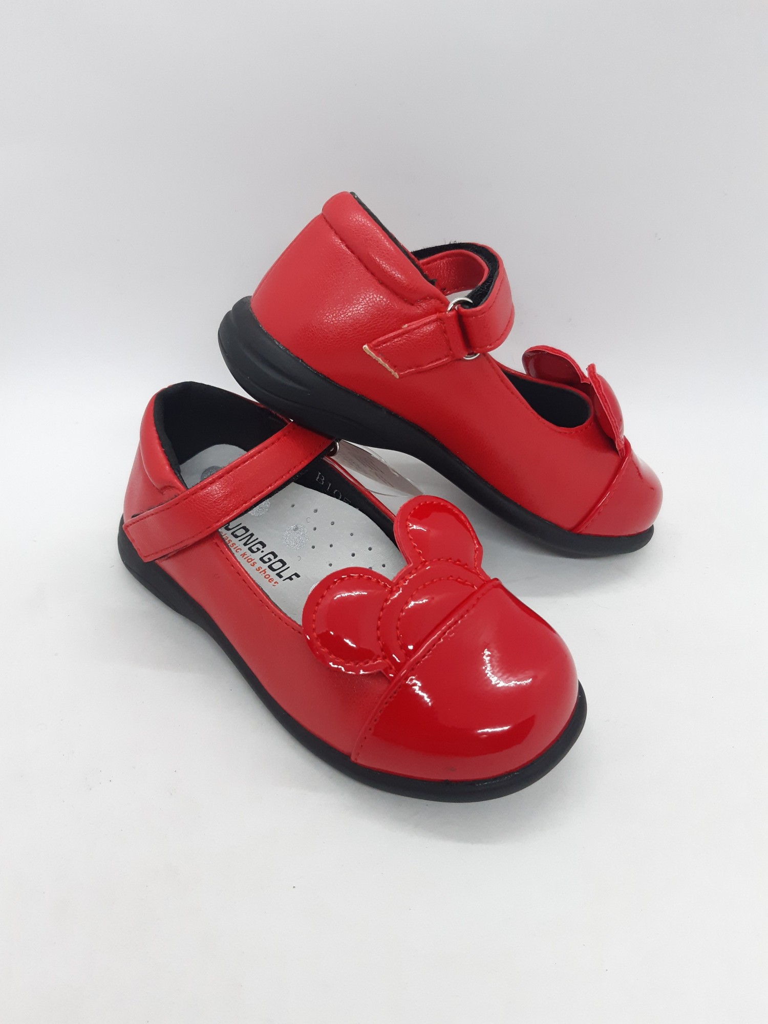 

Туфли на девочку Jong Golf красные с ушками 30 р 18,5 см TFD-0045