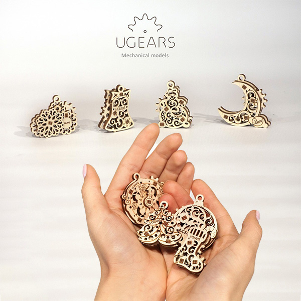 

Новогодний набор Ugears Фиджеты Новогодняя магия и Рождественники: