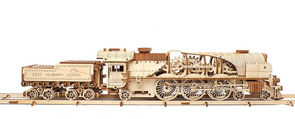 

Механические 3D пазлы UGEARS - «Локомотив c тендером V-Экспресс»: