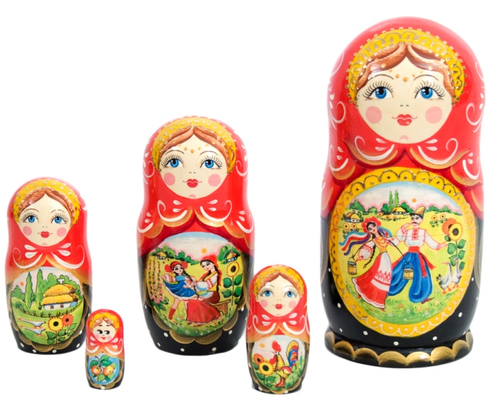 

Матрешка «Девушка с коромыслом» HandMade Present Ручная работа