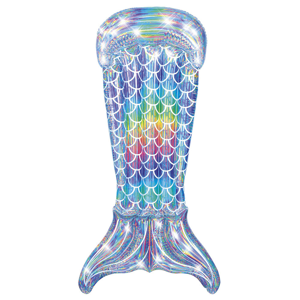 

Надувной матрас для плавания 193х101см Радужный хвост русалки до 90кг