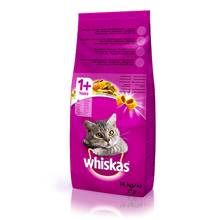 

Сухой корм для кошек с говядиной Whiskas 14 кг (654456)