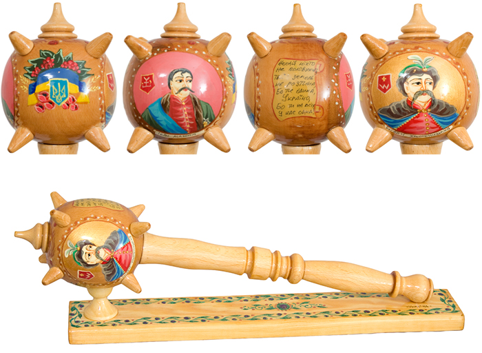 

Расписная булава Украина HandMade Present Ручная работа