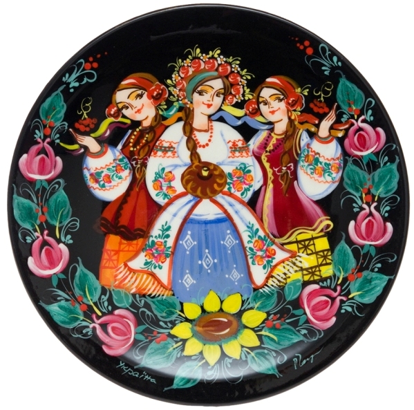 

Тарелка «Дивчата» HandMade Present Ручная работа