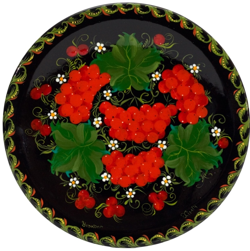 

Тарелка «Калина летом» HandMade Present Ручная работа