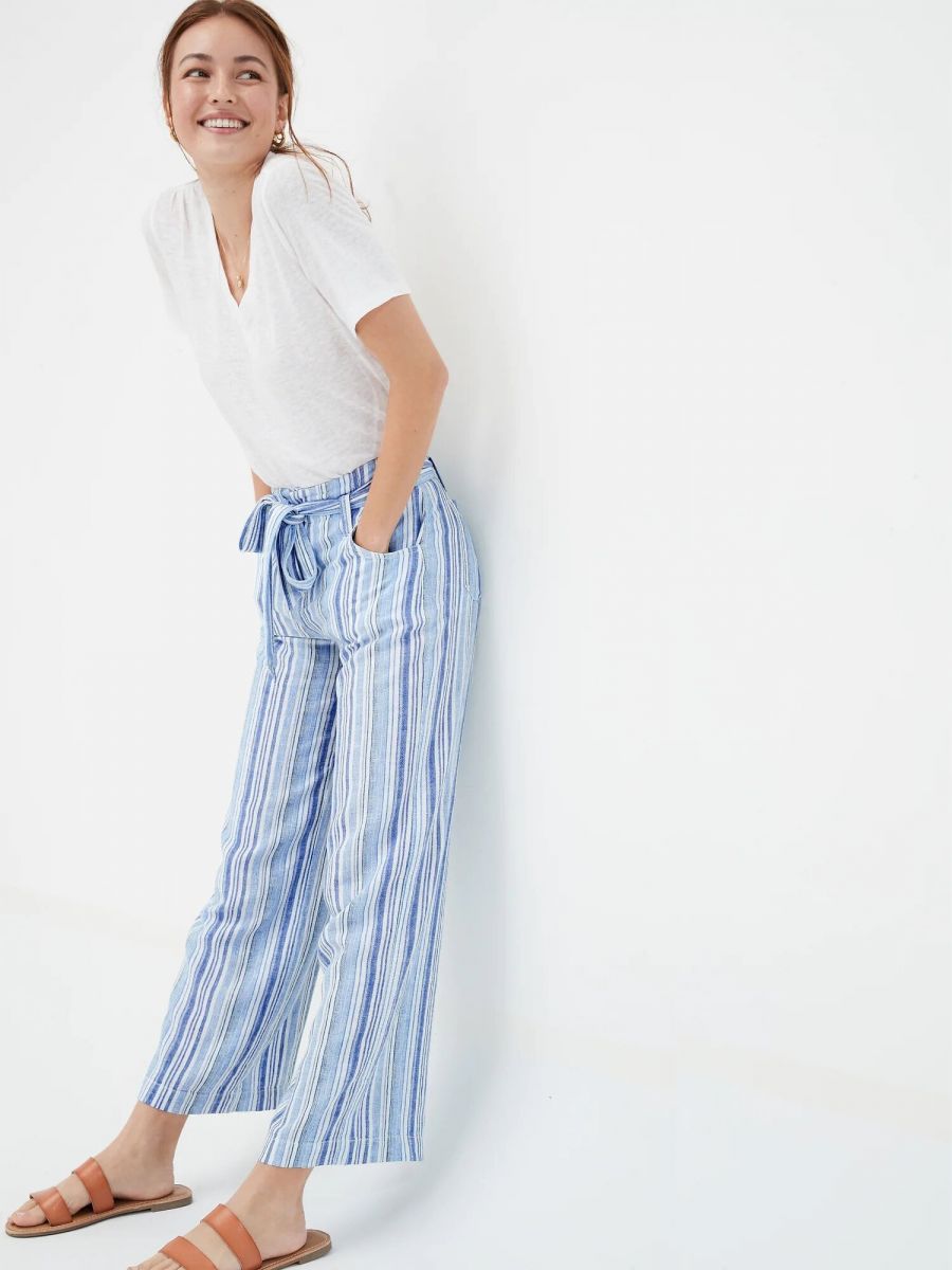 

Женские хлопковые штаны GAP 1159758653 (Синий, L)